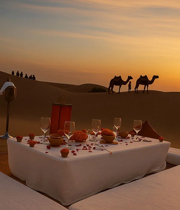 Dinner at Dunes in Jaisalmer